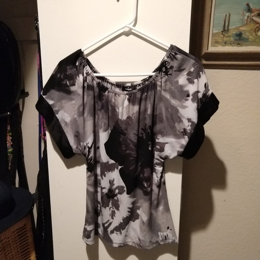 Express water color print top